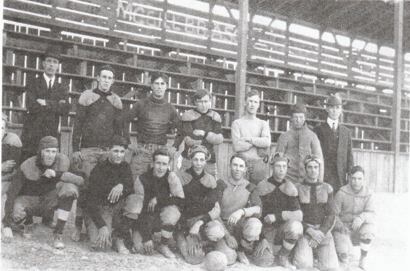 McGill's winning football team